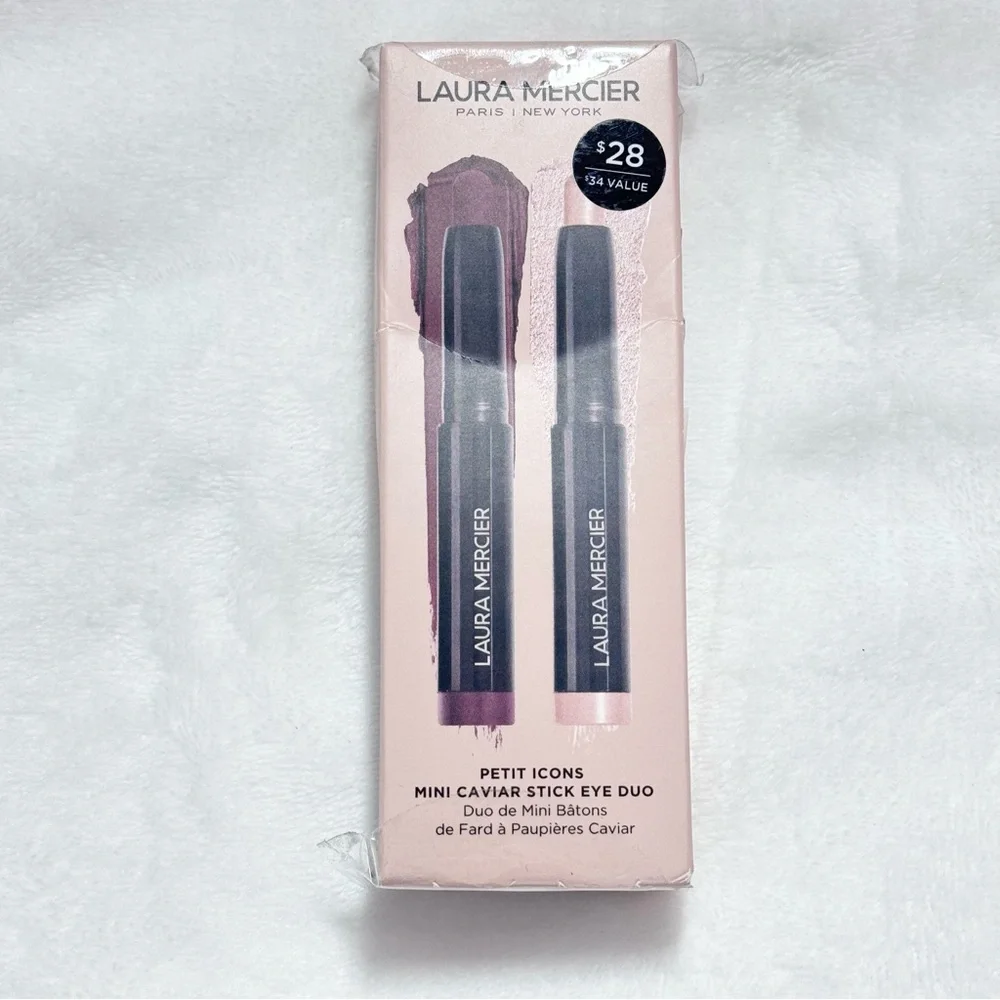 Laura Mercier Petit Icons Mini Caviar Stick Eye Shadow Duo - New